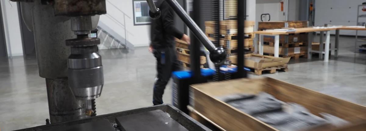 CNC-Arbeitsvorgang bei Fenchel CNC-Technik